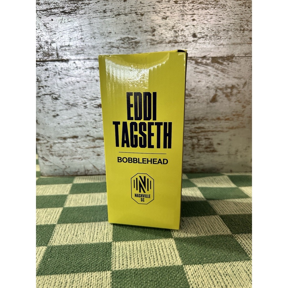 Nashville SC Eddi Tagseth Bobblehead MLS Soccer New In Box 2026 Geodis Park